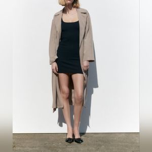 ZARA FLOWY TRENCH COAT